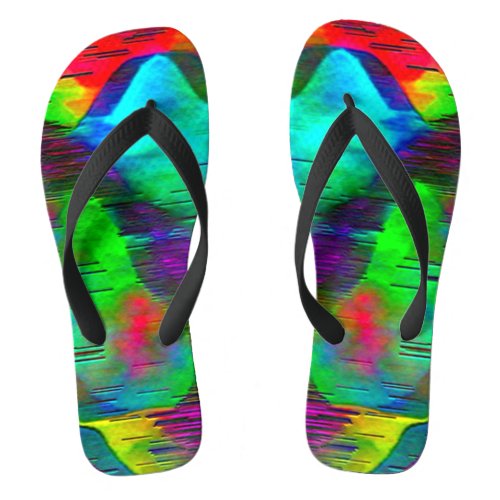 Water Wall Pair of Flip Flops