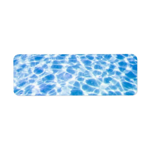 water-wallpaper CLEAR BLUE OCEAN RIPPLES WATER PHO Label (Front)
