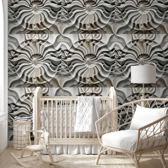 water weaved seashell wallpaper  (Kids)