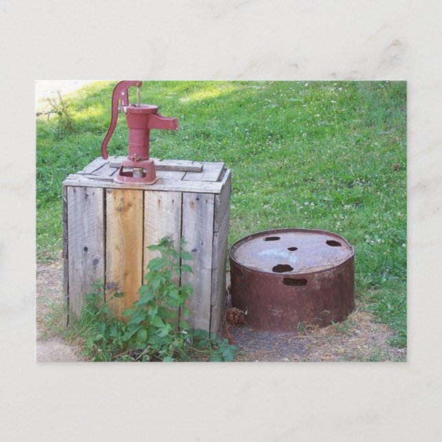 water well postcard (Front)
