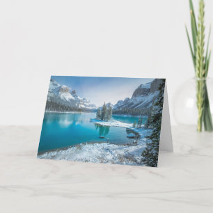 Water   Winter Jasper National Park, Canada Card