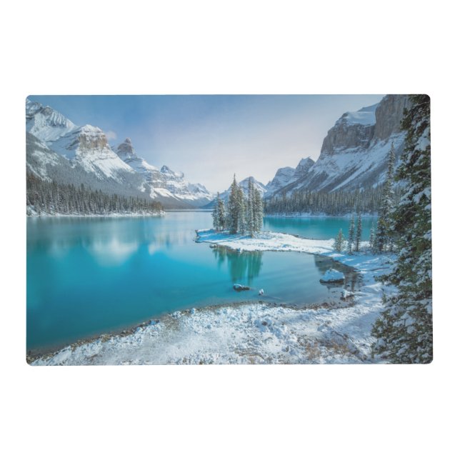 Water | Winter Jasper National Park, Canada Placemat (Front)