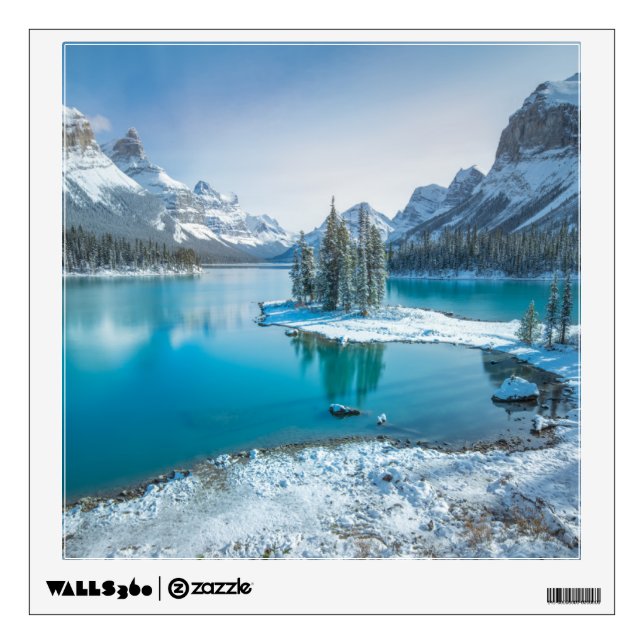 Water | Winter Jasper National Park, Canada Wall Decal (Front)
