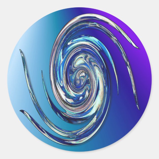 Water Witch Classic Round Sticker (Front)