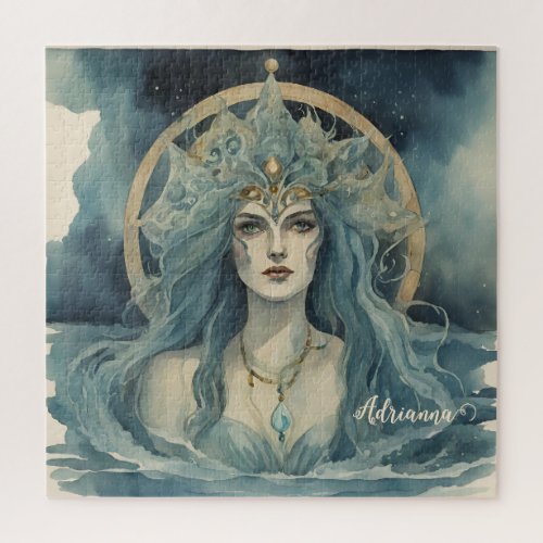 Water Witch Ocean Goddess Jigsaw Puzzle