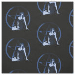 Water Witch Pagan Pentacle Elemental Fabric