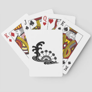 Water with waterwheel poker cards