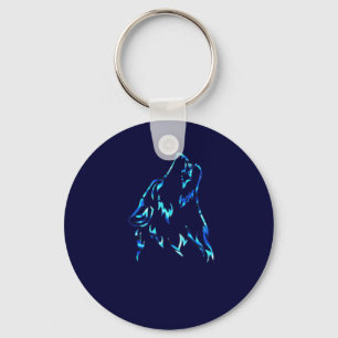 water wolf keychain