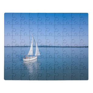 Water Yacht at Lake Balaton Lake Hungary Jigsaw Puzzle