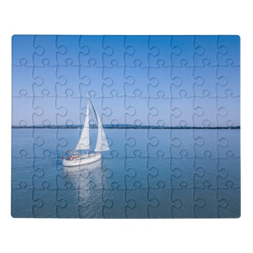Water  Yacht at Lake Balaton Lake Hungary Jigsaw Puzzle