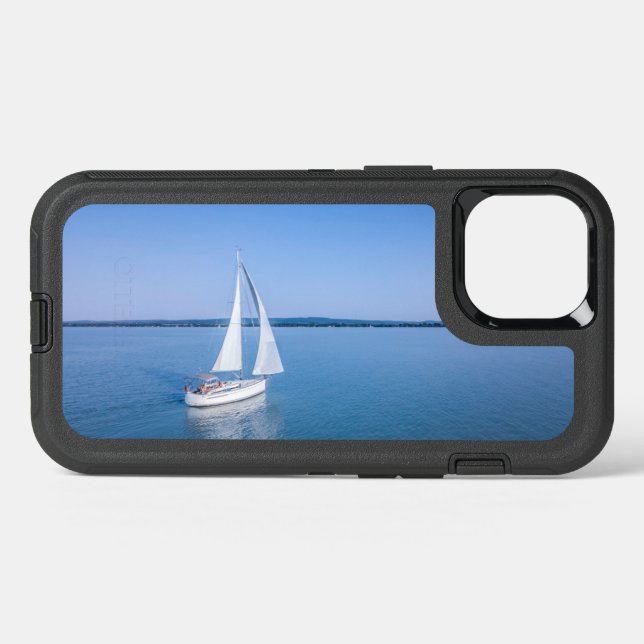 Water | Yacht at Lake Balaton Lake Hungary Otterbox iPhone Case (Back Horizontal)