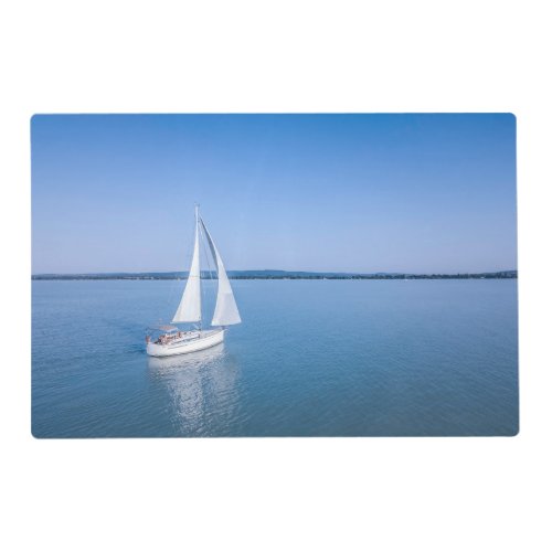 Water  Yacht at Lake Balaton Lake Hungary Placemat