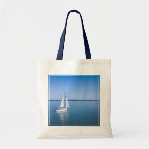 Water Yacht at Lake Balaton Lake Hungary Tote Bag