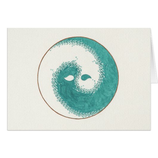Water Yin Yang Cards (Front Horizontal)