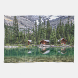Water Yoho National Park Canada Kitchen Towel
