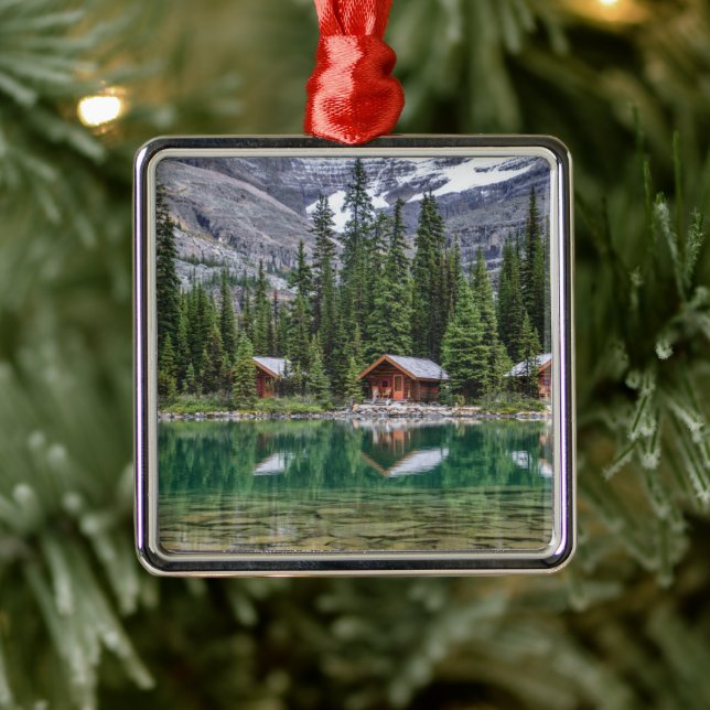 Water | Yoho National Park Canada Metal Ornament (Tree)