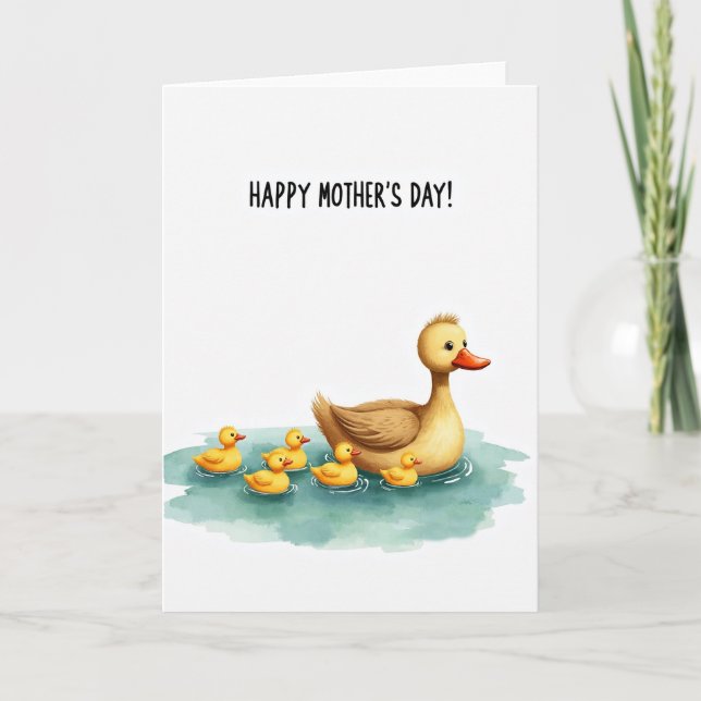 Waterbird Mothers Day Art Card (Front)
