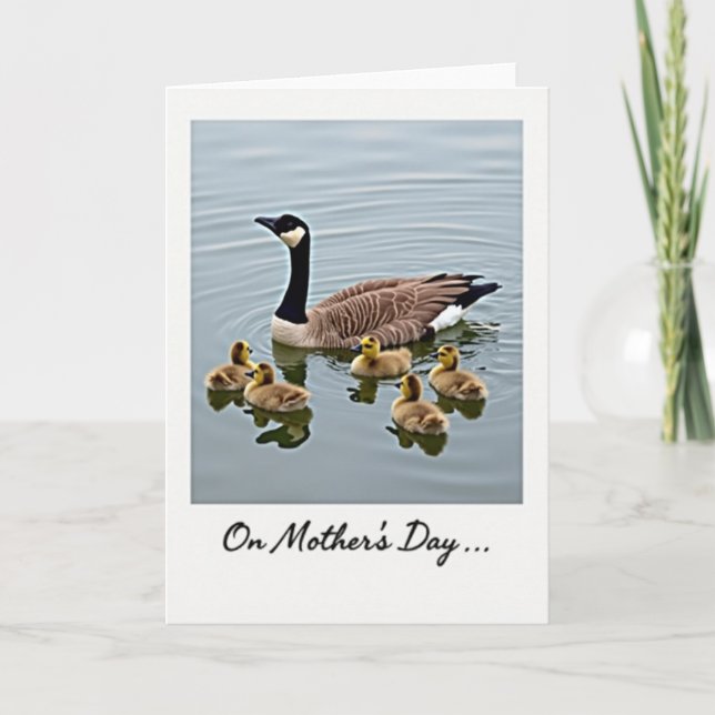 Waterbird Mothers Day Scene Card (Front)