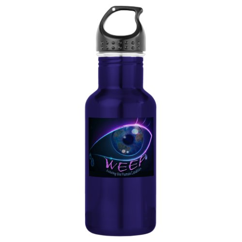 Waterbottle_ WEEP echoing the human condition Stainless Steel Water Bottle
