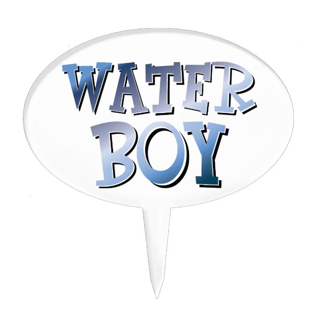 WaterBoy Cake Topper (Front)