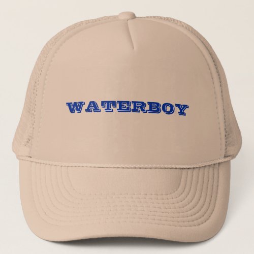 Waterboy hat trucker hat