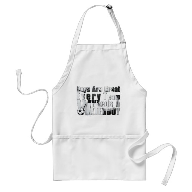 Waterboy Soccer Adult Apron (Front)