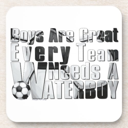 Waterboy Soccer Drink Coaster