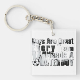 Waterboy Soccer Keychain