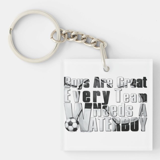Waterboy Soccer Keychain (Front)