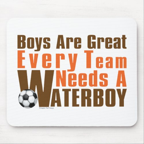 Waterboy Soccer Mouse Pad