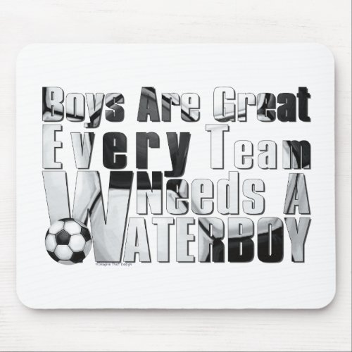 Waterboy Soccer Mouse Pad