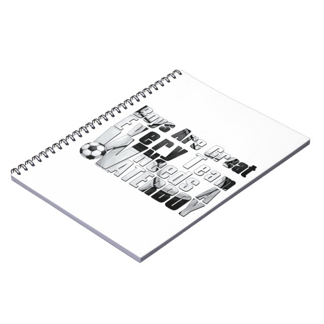 Waterboy Soccer Notebook (Left Side)