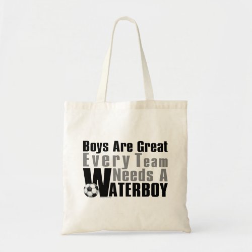 Waterboy Soccer Tote Bag