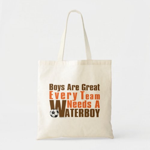 Waterboy Soccer Tote Bag