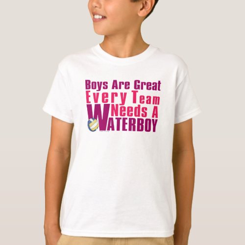 Waterboy Volleyball in Pink T_Shirt