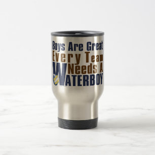 Waterboy Vollyball in Blue Travel Mug