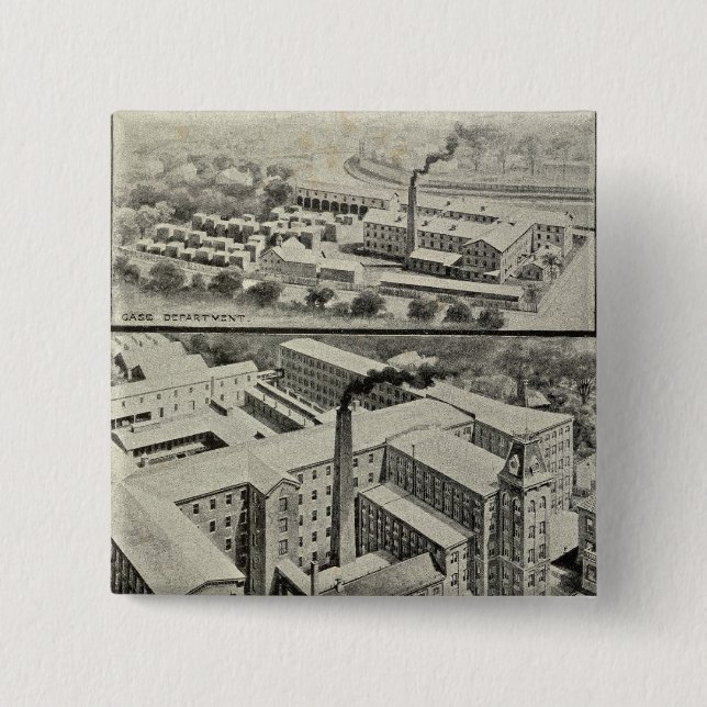 Waterbury Clock Co Pinback Button (Front)