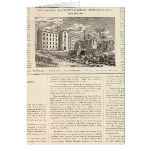 Waterbury Clock Company Cards (Front)