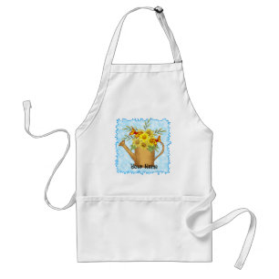 Watercan Daisy Adult Apron