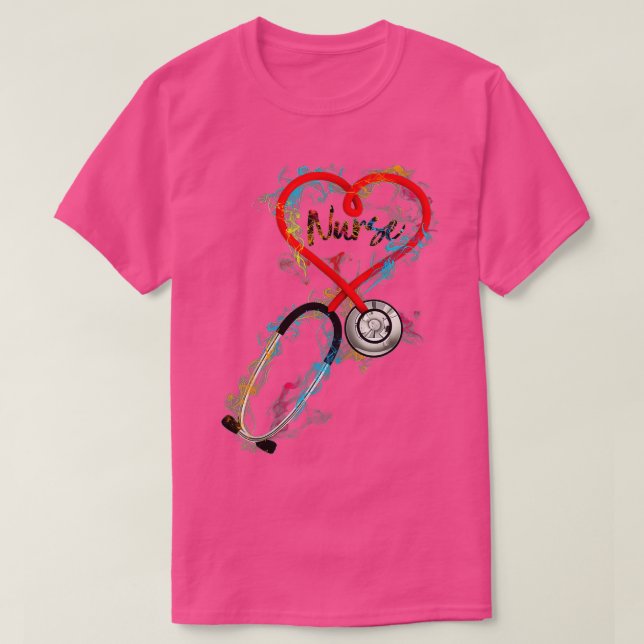 Watercol Nurse Life Nursing Nurse Week 2022 2023  T-Shirt (Design Front)