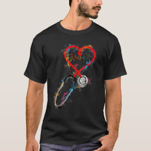 Watercol Nurse Life Nursing Nurse Week T-Shirt