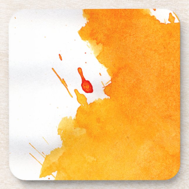 Watercolor 3 beverage coaster (Front)