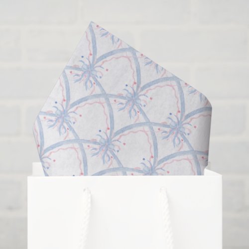 Watercolor 4th of July Fireworks Tissue Paper