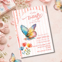 Watercolor A little butterfly in on the way