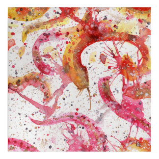 watercolor abstract acrylic wall art
