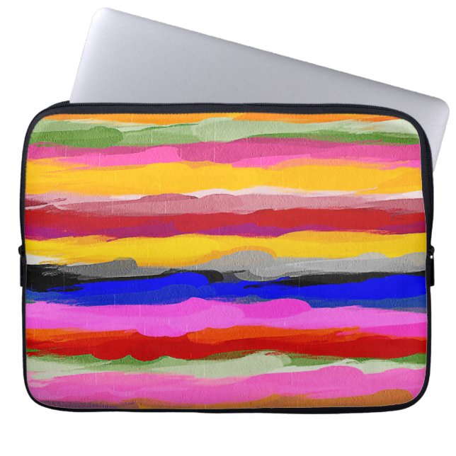 Watercolor Abstract Background #17 Laptop Sleeve (Front)