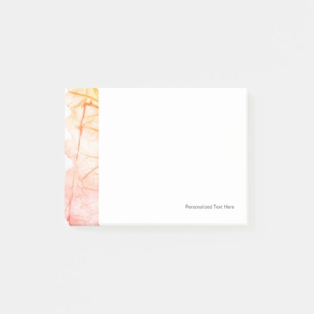 watercolor abstract background post-it notes (Front)