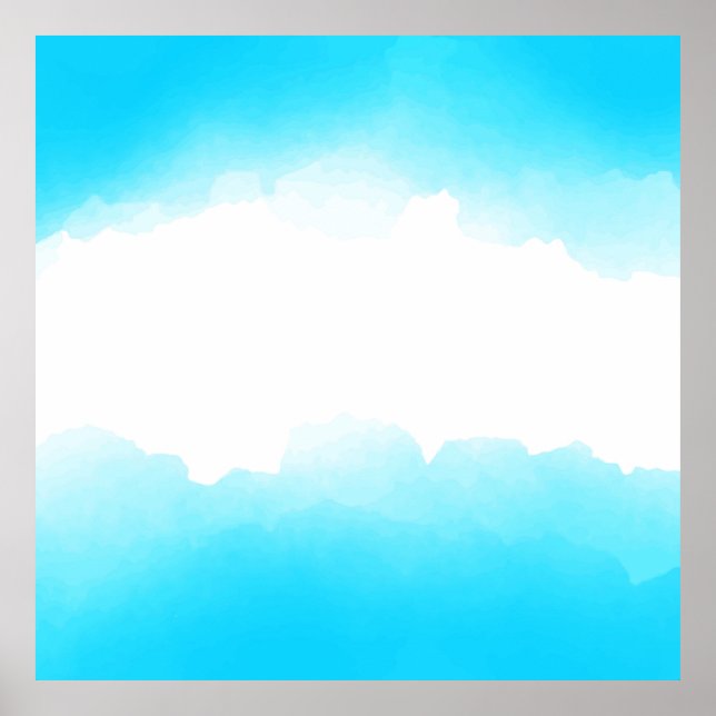 Watercolor abstract background poster (Front)