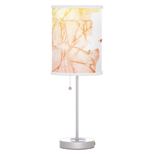 watercolor abstract background table lamp (Right)