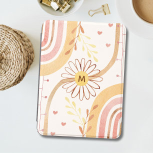 Watercolor Abstract Botanical Flower Rainbow Kids Kindle Cover